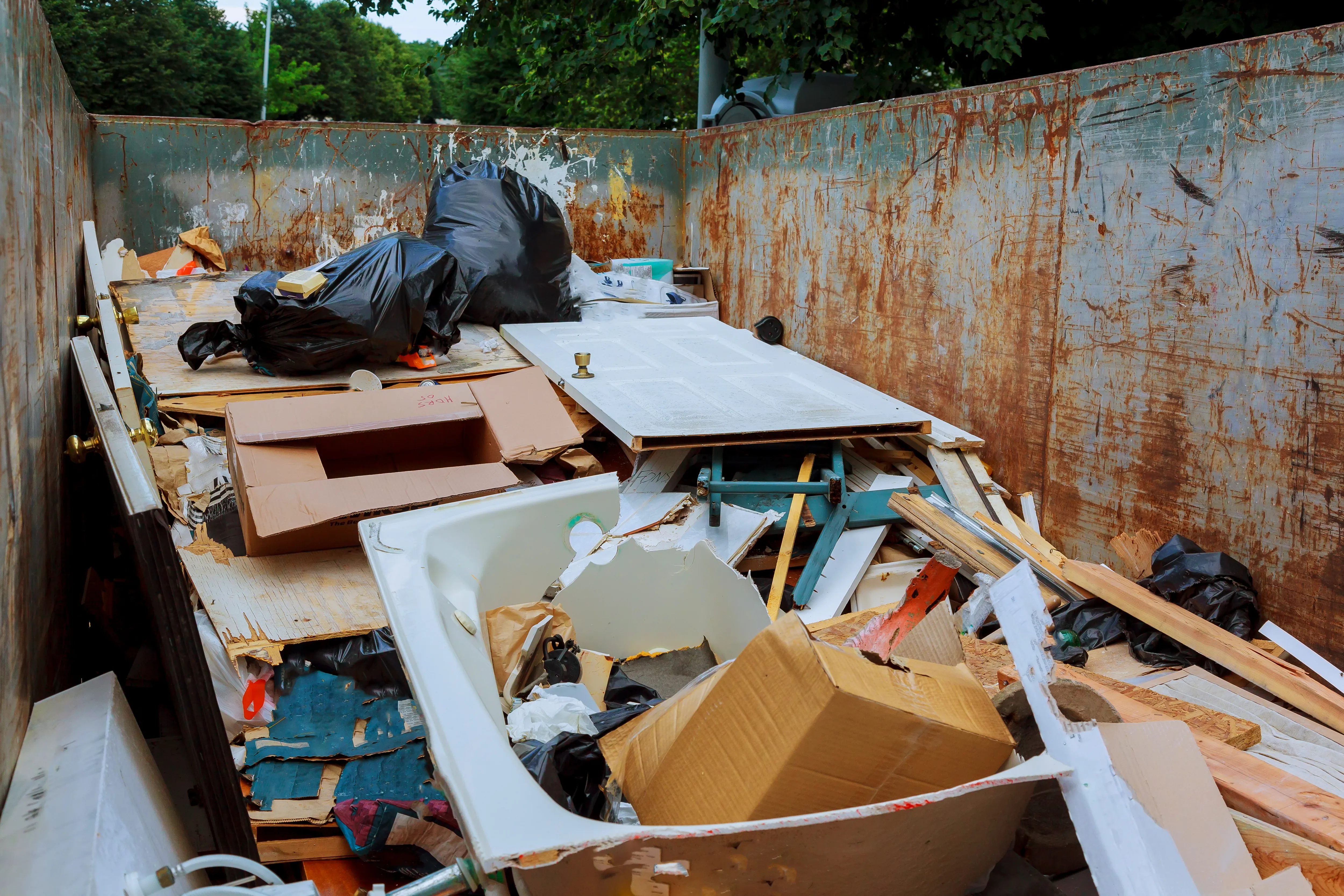Recycling und Container
